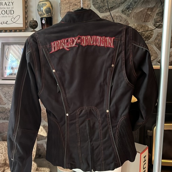 Ladies vintage Harley Davidson biker jacket. Size XS - Picture 3 of 7